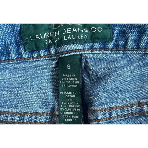 LRL Lauren Jeans Co. Ralph Lauren Women's Jeans Classic Boot Cut Stretch Size 6 - Picture 6 of 15